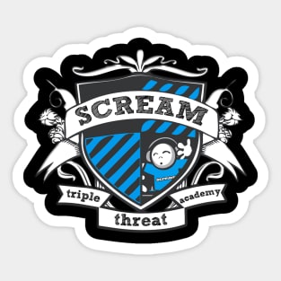 Triple Threat Crest Sticker